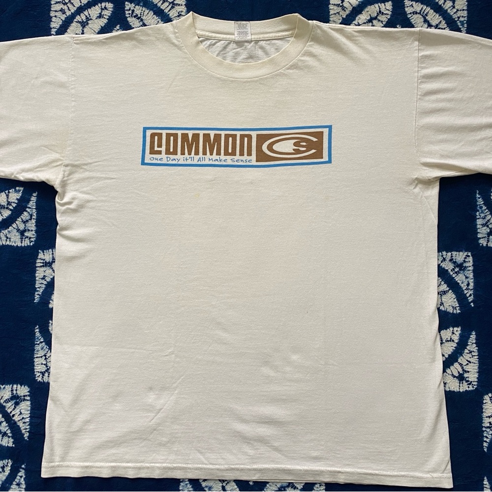 Common label promo tee from the ‘97 release of “One Day It’ll All Make Sense“-LG